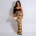 Women's Clothing Backless Suspender Print Dress Female Fashion Casual Long Dress Female_ecoleips.com