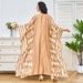 Women's Arab Robe Long Dress With Rhinestone Batwing Sleeves New Style Middle Eastern Fashion Muslim Clothing_ecoleips.com