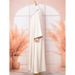 2025 New Fashionable Elegant Dubai Muslim Abaya Collar Floral Women's Cardigan Long Dress Two-Piece Set_ecoleips.com