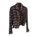 Women's Oversized Plaid Shirt – Long Sleeve Button Down With Vintage Checkered Design, Layering Essential For Casual & Streetwear_ecoleips.com