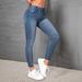 Xintang Jeans Cross-border European And American Popular High-elastic Versatile Slim-fit Mid-waist Skinny Pants_ecoleips.com