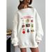Autumn Winter Fashion Versatile Round-neck Sweatshirt With Cartoon Sweet Age-reducing Print, Hip-hop Style,_ecoleips.com