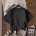 Women's Casual Round Neck Short Sleeve T-Shirt Multi-Color American Style Simple Fashionable Sports Top Solid Printed Loose Fit_ecoleips.com