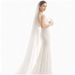Women's Clothing long bridal veil white double soft trailing large veil headdress plain yarn hair comb wedding dress accessories_ecoleips.com