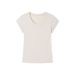 Summer Silk Wool Short Sleeve T-Shirt Women's Tencel Modal Oval Face Bottom Shirt Slim Skinny Simple Top_ecoleips.com