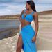 Women's Crop Top High Waist Bodycon Skirt Set Sexy_ecoleips.com