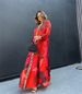 Women's Clothing New Fashion Bright Print Stitching Bag Buckle Dress Casual Women's Dress_ecoleips.com