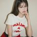 Korean Niche Brand Rolan* Jang Won-young's Same Style Casual Versatile Round-neck Short-sleeve T-shirt With_ecoleips.com