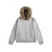 Women's Clothing Retro Detachable Fur Collar Knit Cardigan For Women, Autumn And Winter, Relaxed Style, Couple's Loose Coat_ecoleips.com