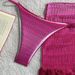 Seamless Gradient Bikini Set – Sheer Mesh Cover-Up & Adjustable Swimwear For Women | Beach Vacation Essentials_ecoleips.com
