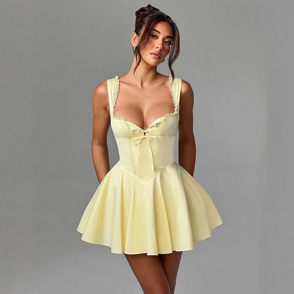 Women's Clothing Temperament Suspenders Lace Lace Backless_ecoleips.com