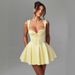 Hot-Selling Sleeveless Women's Dress With Elegant Lace Trim And Backless Design_ecoleips.com