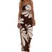 Women's Linen Printed Camisole Top And Loose Casual Wide Leg Pants Set American Style_ecoleips.com