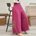 Women's Clothing Designer Brand Cut Label Niche Dad Pants For Women Retro Artistic Summer Cropped Pants Suitable_ecoleips.com