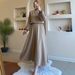 Women's Clothing Spot women's clothing new fashion pleated lace dress long skirt_ecoleips.com