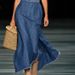 Elegant Strapless Denim Maxi Dress With 3d Floral Appliqués – 45° Bias Cut, Stretch Polyester, Timeless Blue (S-Xxxl)_ecoleips.com