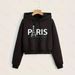 Women's Oversized Hooded Sweatshirt With Eiffel Tower Print – Drop Shoulder Drawstring Casual Pullover For Streetwear & Travel Vibes_ecoleips.com