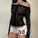 2025 Spring Digital Cherry Printed Folded Lotus Leaf Edge Design Features Slim Fit Elastic Casual Shorts for Women_ecoleips.com