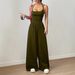 Summer Women's Casual Strapless Jumpsuit Wide Legs Loose Fit New Style From Europe & America_ecoleips.com