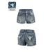 Women's Western Style Skull Embroidered Denim Shorts Slimming Hot Pants Washed Edges Cross Border in Stock_ecoleips.com