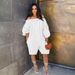 OL6126 Cross-border . Summer New European And American Women's Fashion Off-Shoulder Loose Solid Color Jumpsuit_ecoleips.com