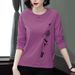 Long-Sleeved T-Shirt For Women, Suitable For Both Spring And Autumn; Can Be Worn Underneath As A Base Layer Or As A Stan_ecoleips.com