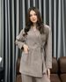 Women's Clothing Women's INS Lace Up Suit Kimono Jacket Shirt Fashion Trousers Suit_ecoleips.com