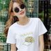 heavy-duty Gold-embossed Hat, New Summer Korean-style Women's Short-sleeve T-shirt, Spring-summer Trendy_ecoleips.com