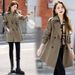 2024 Autumn Winter New Casual Slimming Stylish Women's Trench Coat Jacket For Petite Women With High-end Feel_ecoleips.com