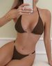 New Sexy Lace-Up Bikini Swimsuit Beach Vacation Women's Clothing Bikini Set_ecoleips.com