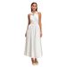 Women's Clothing Elegant Commuter Style Dress Off Shoulder Backless Long Halter Neck Spring Summer For Formal & Casual_ecoleips.com