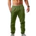 Summer Men's Hip Hop Loose Casual Sports Pants Breathable Cotton Linen Blend Fashionable Streetwear for European And American Styles_ecoleips.com
