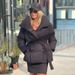 Women's Longline Quilted Coat – Belted Waist, Stand Collar (3 Colors, Lightweight Warmth, Elegant & Casual)_ecoleips.com