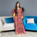 Women's Clothing Fashion Printed Robe Middle East Dress_ecoleips.com