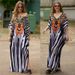 Women's European American Style Cotton Printed Beach Cover up Loose Dress Sun Protection Shirt Bikini Cross Border Best Selling Item_ecoleips.com