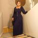 Elegant A‑Line Office Dress With Waist Definition & Flared Hem For Professional Women Breathable Stretch Polyester Fabric_ecoleips.com