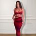 Women's Sexy Solid Color Backless Camisole & Bodycon Skirt Set | 2025 Spring Summer New Sleeveless Outfit_ecoleips.com