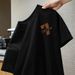 Summer New Women's Cotton T-Shirt Crew Neck Short Sleeve Printed Casual Loose Retro Street Style Top Half Sleeve_ecoleips.com