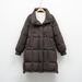New White Duck Down Solid Color Korean Hooded Down Jacket Women's Loose New Winter Long Thickened Coat Tide_ecoleips.com