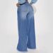 Women's Clothing Wide Leg Jeans For Women Oose Jeans Street Washed Jeans_ecoleips.com