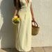 Women's Summer Vacation Striped Halter Maxi Dress Backless Fashionable Tie Neck Sexy Long Dress_ecoleips.com