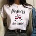 Cross-border Supply Harajuku Style Short-sleeve Fashion Heart-shaped Wine Glass Top T-shirt For Women_ecoleips.com