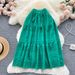Women's Clothing Lace Embroidery Hook Flower Skirt With High Waist And Slimming Sweet And Versatile Holiday Style Fairy Skirt_ecoleips.com
