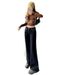 Minghai Low-rise Non-tight Flared Jeans Women, 2025 Autumn New American Retro Style, Slimming Wide-leg Pants For Trendy_ecoleips.com