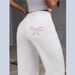 Bowknot Embroidered Jeans For Women Y2K Straight Loose Long Pants High Waist Slimming_ecoleips.com