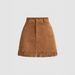 Suede Tassel Skirt For Women Short Midi Spring New 2025 Cross Border Source Women's Clothing_ecoleips.com