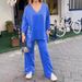 Bohemian Linen V-Neck Top With Distressed Detailing & Irregular Hemline - Breathable Cotton Blend Casual Wear For Women_ecoleips.com
