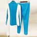 Women's Clothing 2024 new celebrity fashion contrast color matching one button suit skinny pants suit two piece set_ecoleips.com