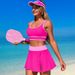 Women's Clothing Beach Sports Skirt Split Swimsuit_ecoleips.com