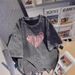 2024 Summer New 230g Short Sleeve T-Shirt For Women, Washed Vintage Design, Printed Student Wear, Loose Mid-Length Style_ecoleips.com